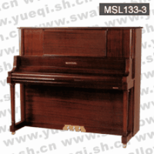 马歇尔牌钢琴-MSL133-3马歇尔钢琴-栗壳色直脚立式133马歇尔钢琴