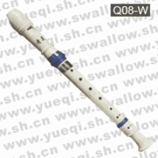 奇美牌QM8A-2B小博士白色8孔竖笛