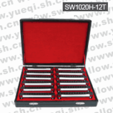 天鹅牌SW1020H-12T型10孔20音方形高级布鲁斯12调套装口琴(大规格/礼盒)