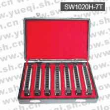 天鹅牌SW1020H-7T型10孔20音方形高级布鲁斯7调套装口琴(大规格/礼盒)