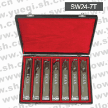 天鹅牌口琴-SW24-7T天鹅口琴-24孔7调套装天鹅口琴(礼盒)