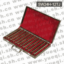 天鹅牌SW24H-12TJ型24孔高级演奏12调仿金套装口琴(礼盒)