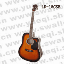 红棉牌LD-18CSB椴木夹板玫瑰木指板琴马41寸本色民谣吉他
