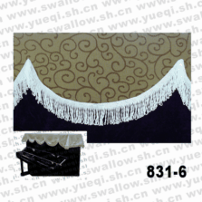 凯伦牌831-6 印花布立式钢琴帘