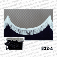 凯伦牌832-4 印花布立式钢琴帘
