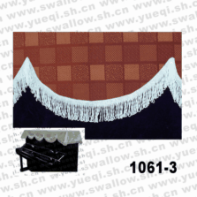 凯伦牌1061-3 印花布立式钢琴帘