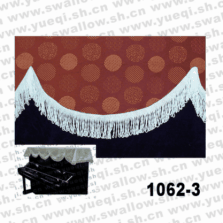 凯伦牌1062-3 印花布立式钢琴帘