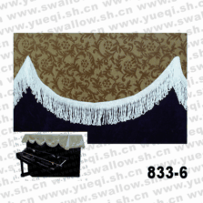 凯伦牌833-6 印花布立式钢琴帘