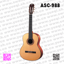 红棉牌古典吉他-ASC-988红棉古典吉他-全实木专业演奏39寸红棉古典吉他