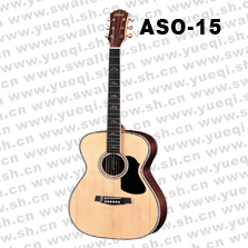 红棉牌民谣吉他-ASO-15全实木40寸专业演奏红棉民谣吉他