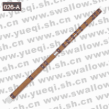 俞培根026-A精制镶骨二节单插扎线专业竹笛